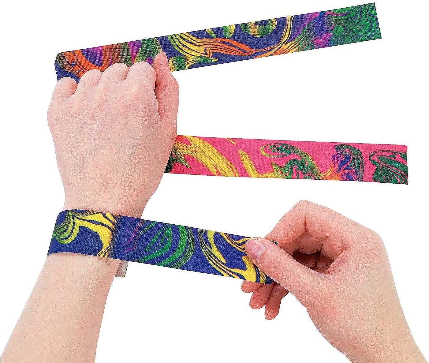 Slap bracelets