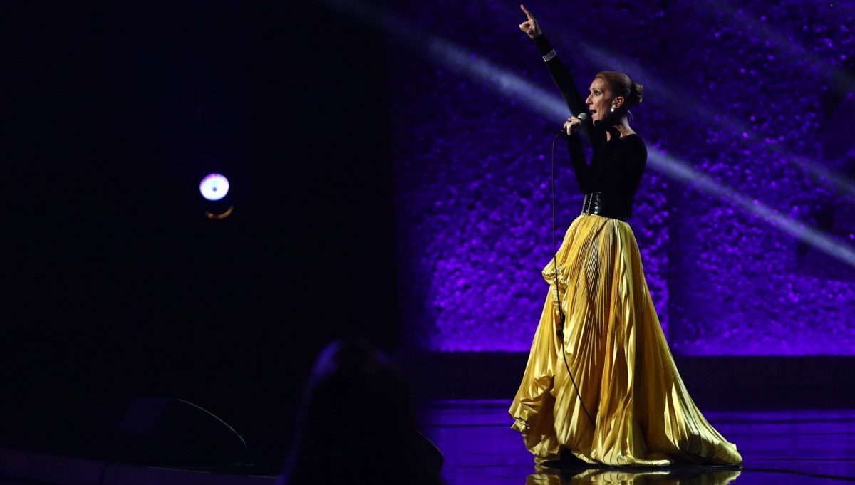 Celine Dion performs onstage at All-Star Lineup Pays Tribute At "Aretha! A GRAMMYÂ Celebration For The Queen Of Soul at The Shrine Auditorium on January 13, 2019 in Los Angeles, California.