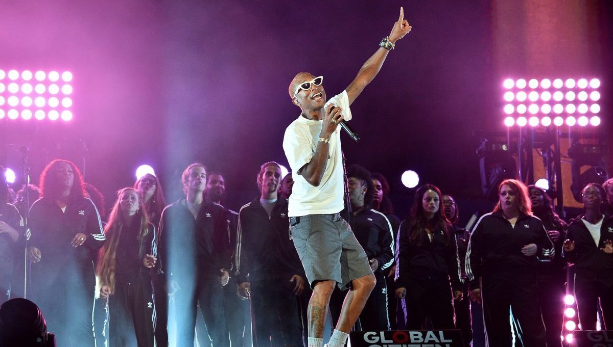 Pharrell Williams performs onstage during the 2019 Global Citizen Festival: Power The Movement in Central Park on September 28, 2019 in New York City.