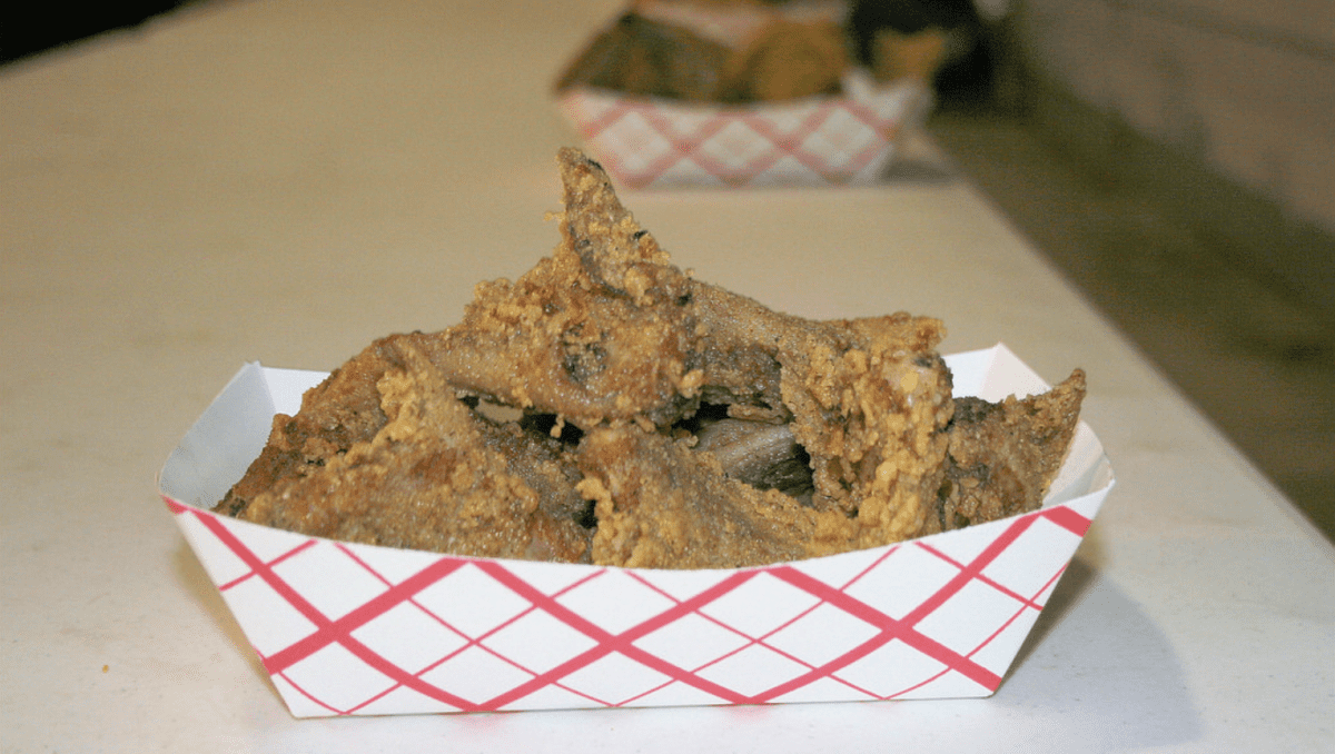 Fried Rattlesnake