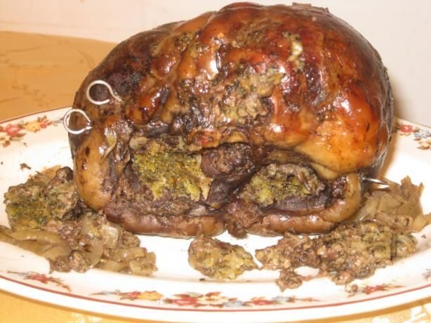 Stuffed moose heart