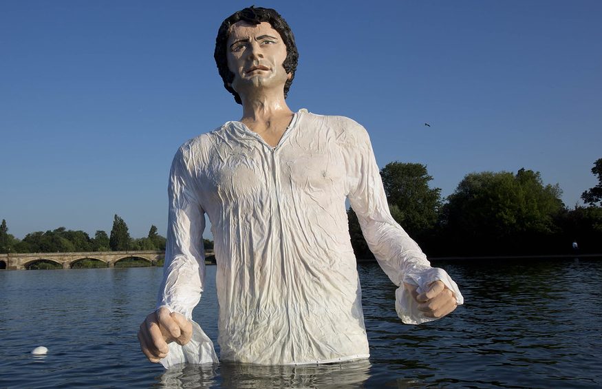 Mr darcy horny statue
