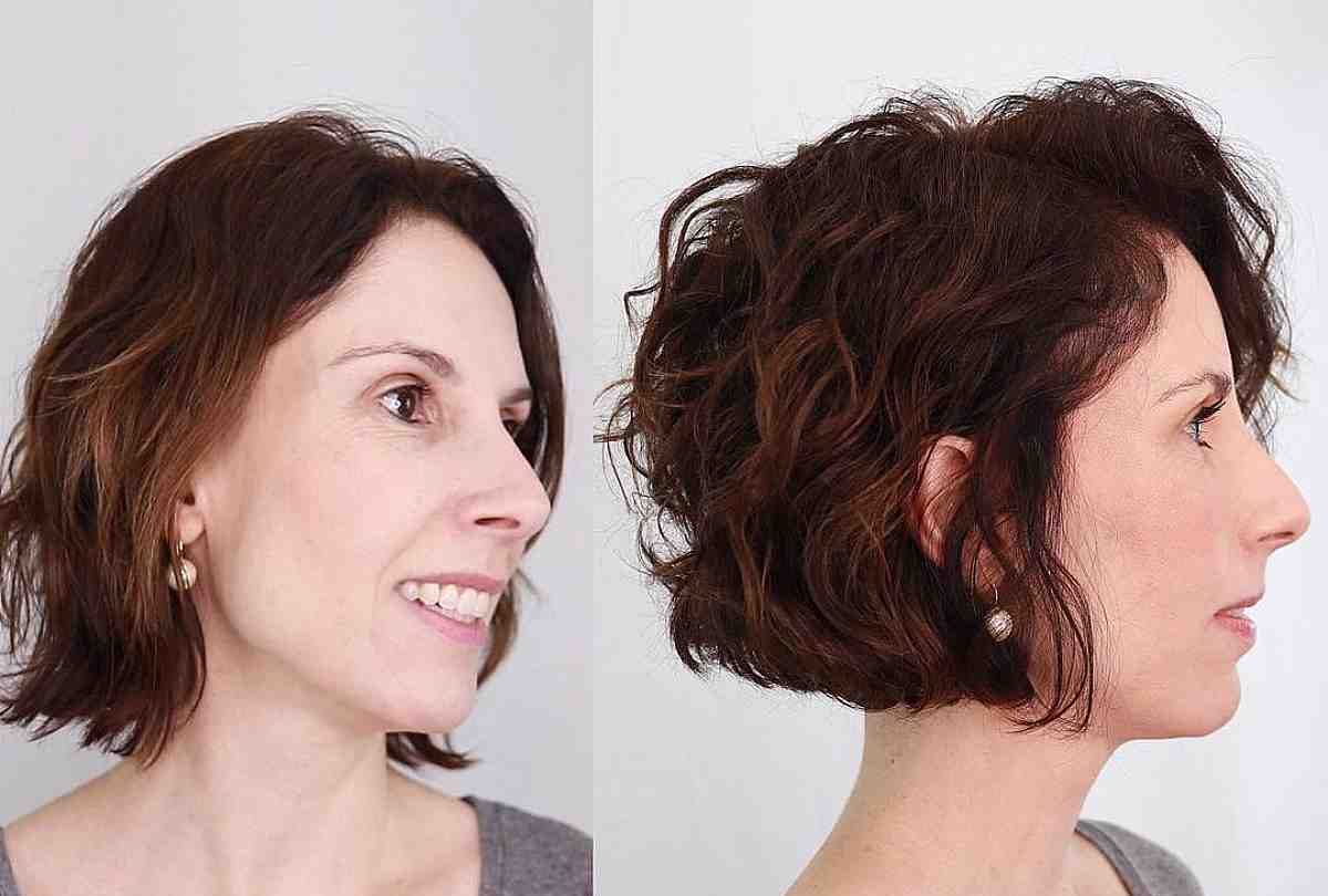 dark-red-tousled-short-hair-for-women-over-forty