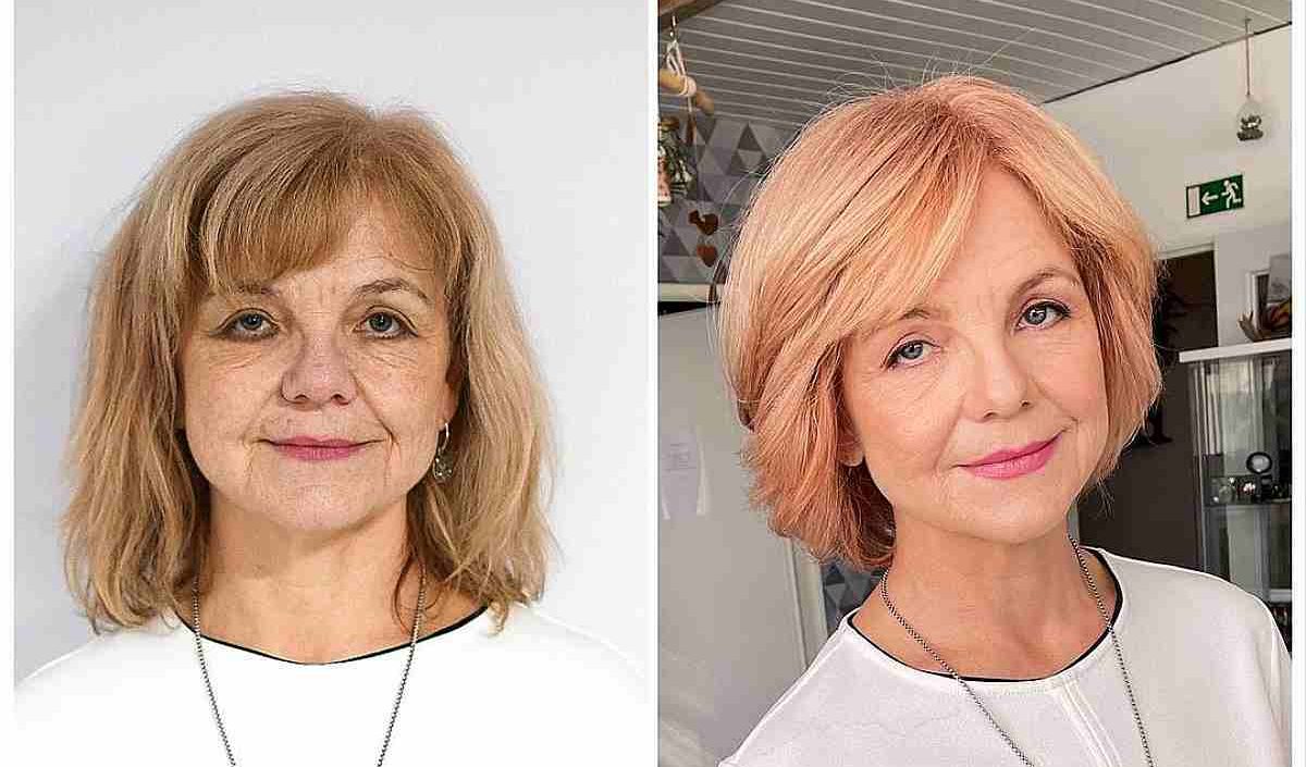 short-strawberry-blonde-hair-with-soft-layers-for-ladies-over-50