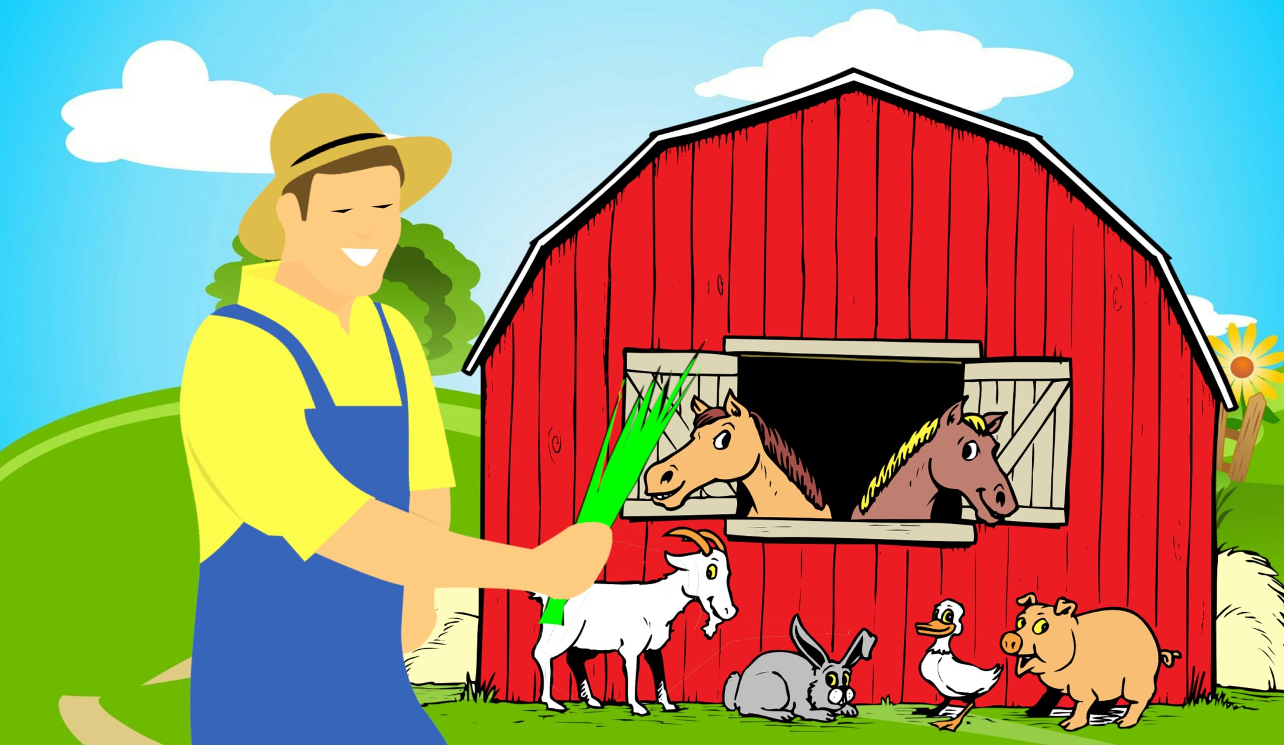 farmer-animals-barn-duck-pig-goat-1461105-pxhere-com