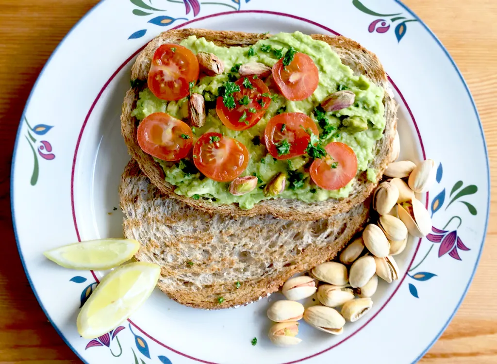 avocado-pistachio-toast