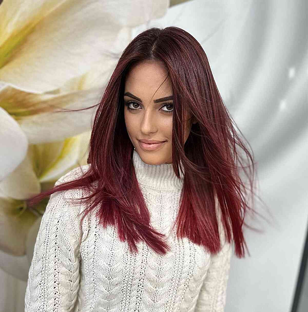 dark-red-balayaged-hair