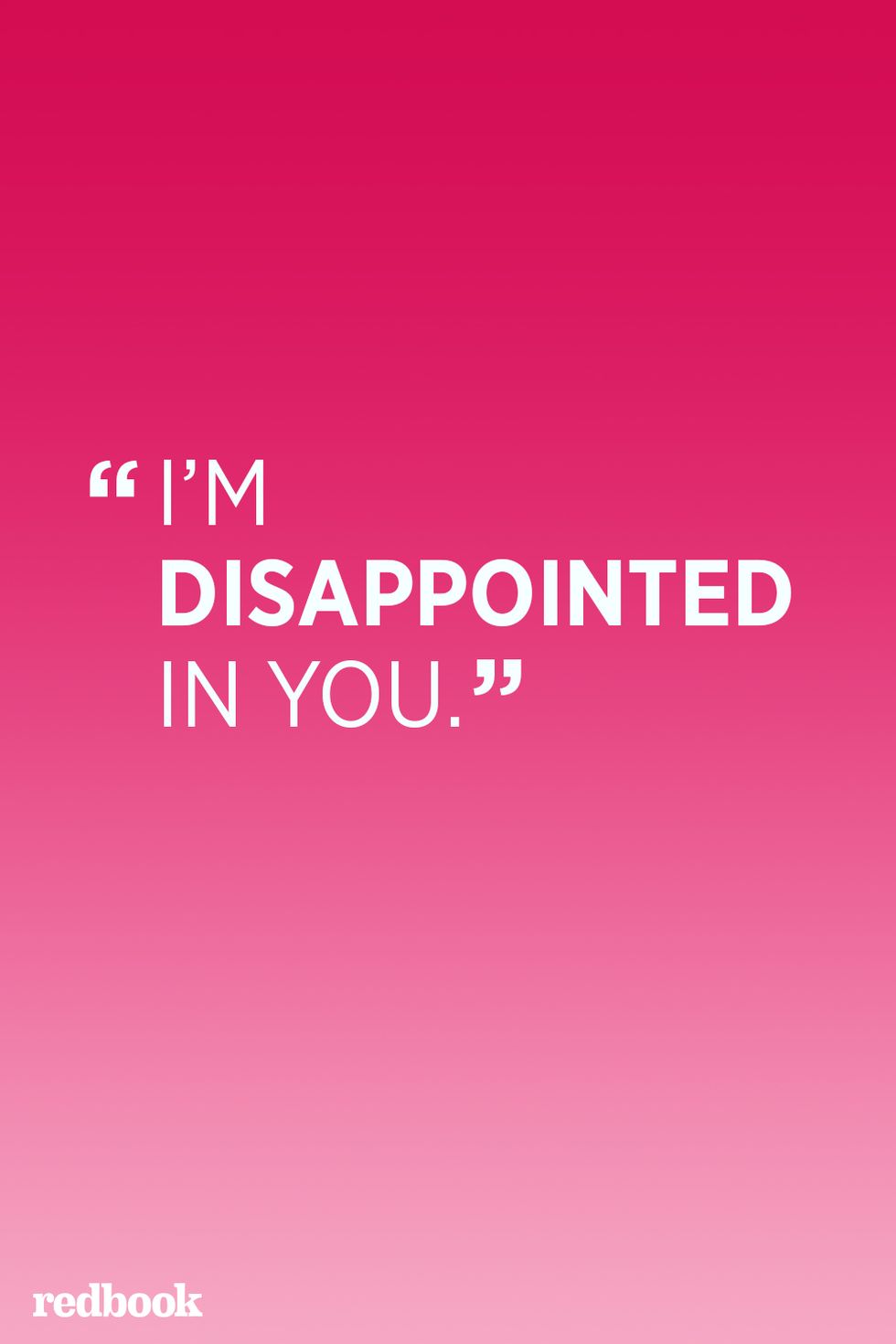 disappointed