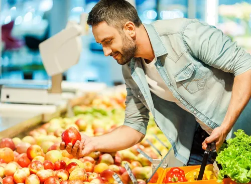 man-grocery-shopping