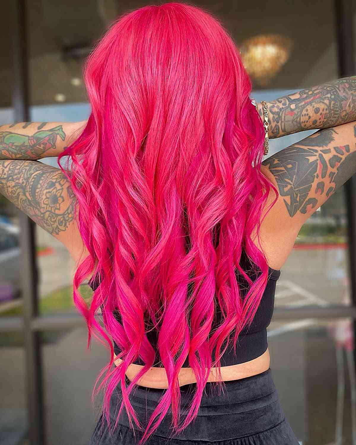 red-coral-long-hair-for-ladies