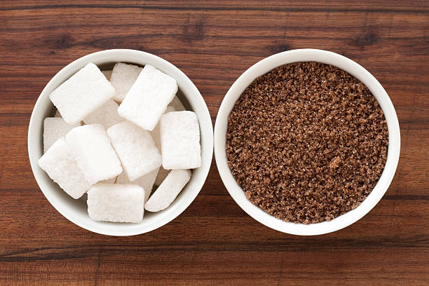 top-view-of-two-bowls-containing-sugar-varieties