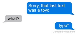 typo